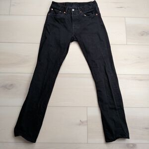Buck Mason Jeans Mens‎ 28x31 Black Maverick Slim Fit Japanese Denim Button Fly